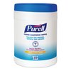Purell Sanitizing Hand Wipes, 6 x 6 3/4, White, 270 Wipes/Canister 9113-06